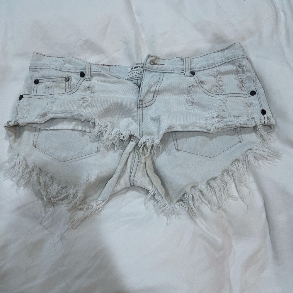 One Teaspoon Jean Shorts